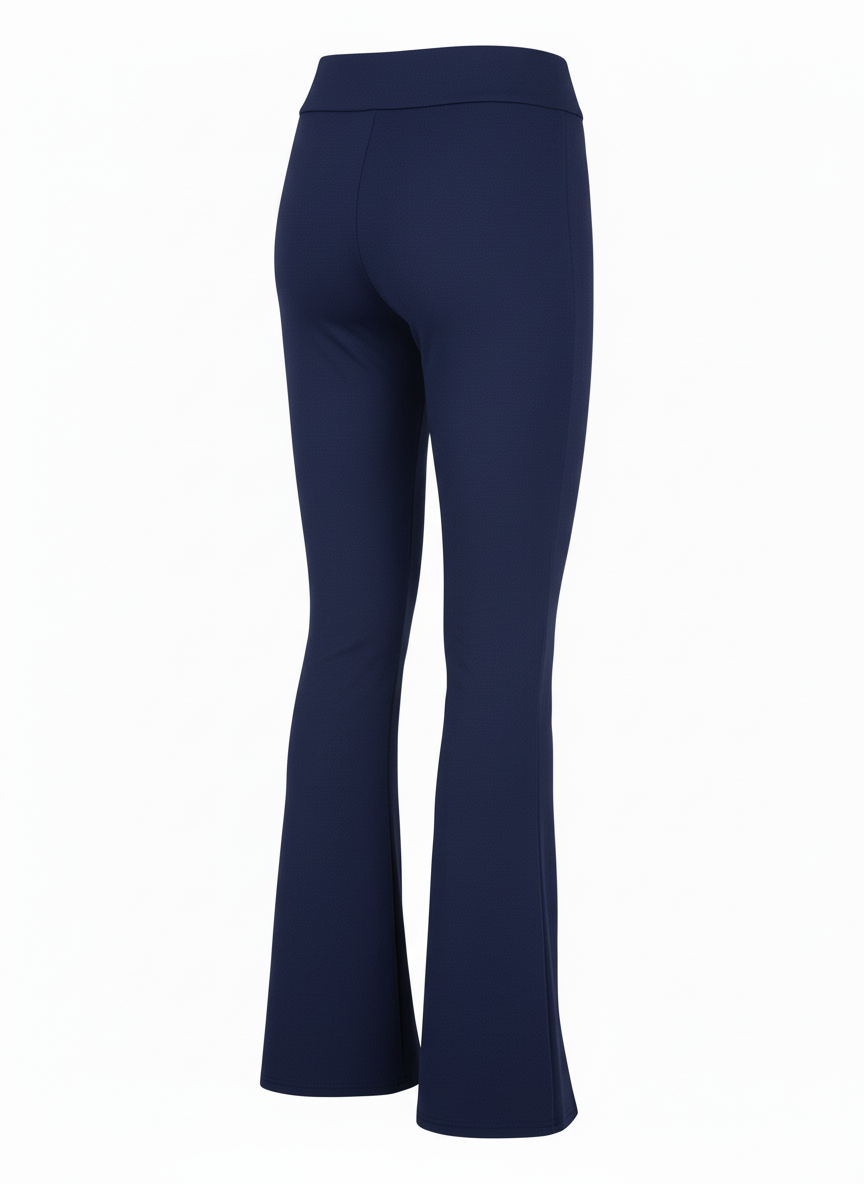 Split Hem Flare Leg Formal Pants