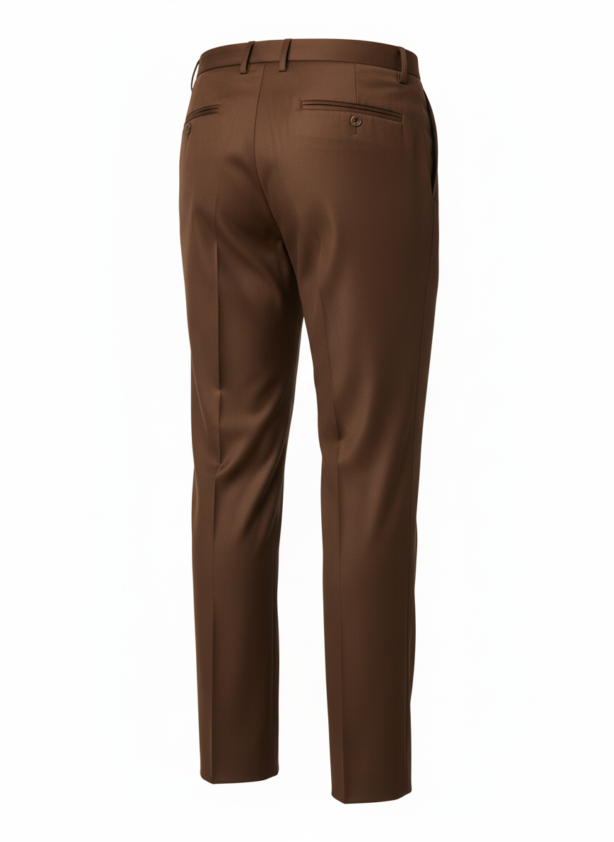 Straight Leg Pressed Crease Formal Pants