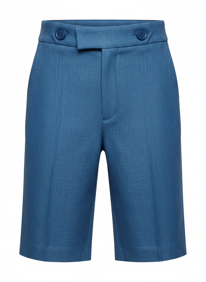 Double Button Waist Formal Walking Shorts